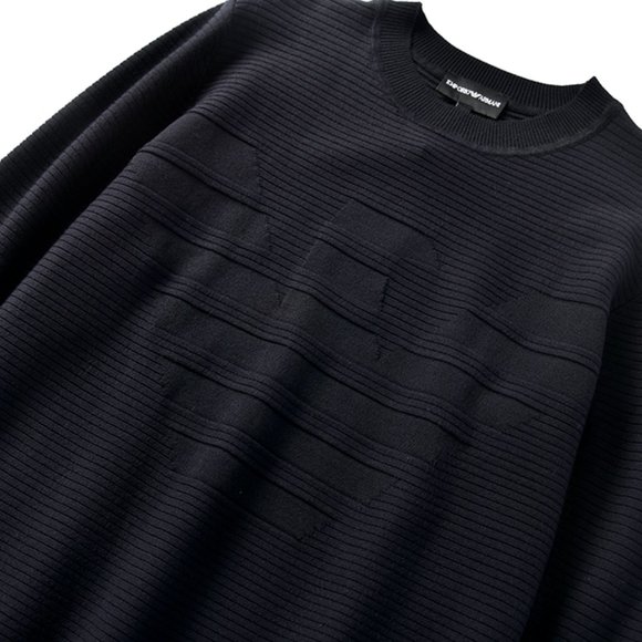 EA Black Classic Long Sleeve Sweater Sz M - Picture 2 of 7